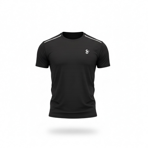 Black Performance tshirt 36 logo