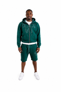 forest green shorts set tracksuit xxxvi thirtysixers 36 designer set 