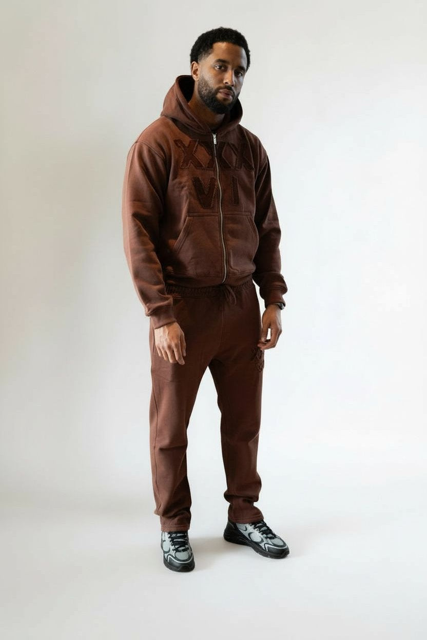 XXXVI Brown Tracksuit